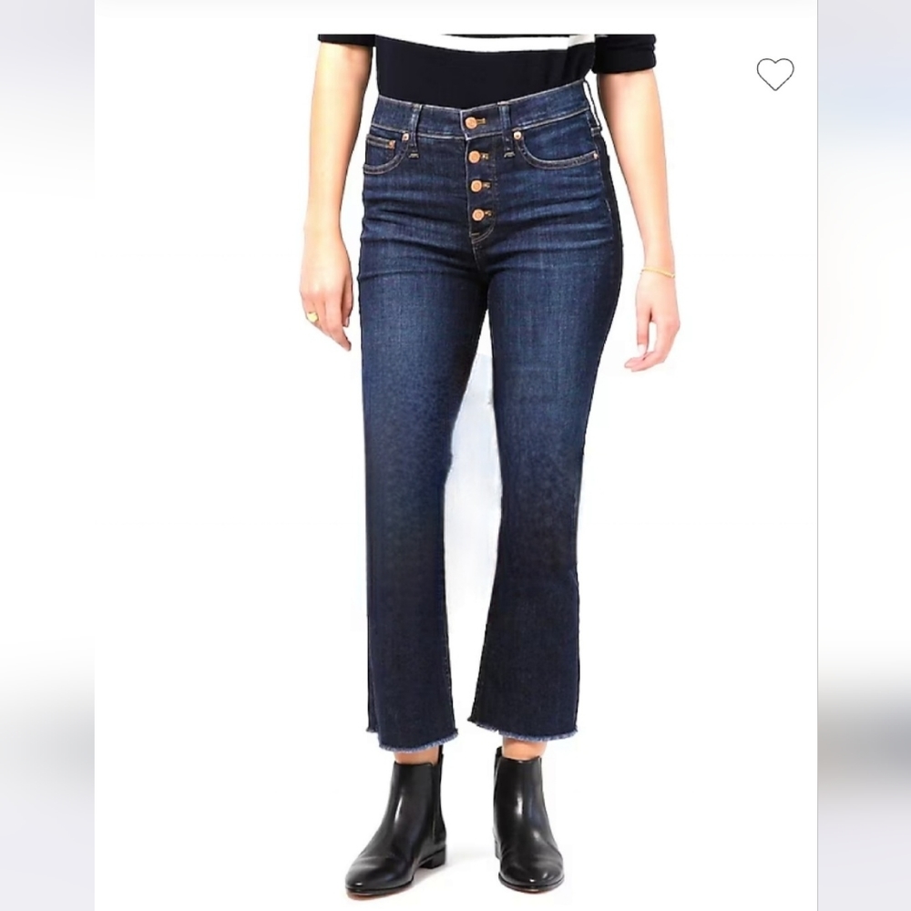 J. CREW Boot Cut Button Fly Jeans - Picture 3 of 5